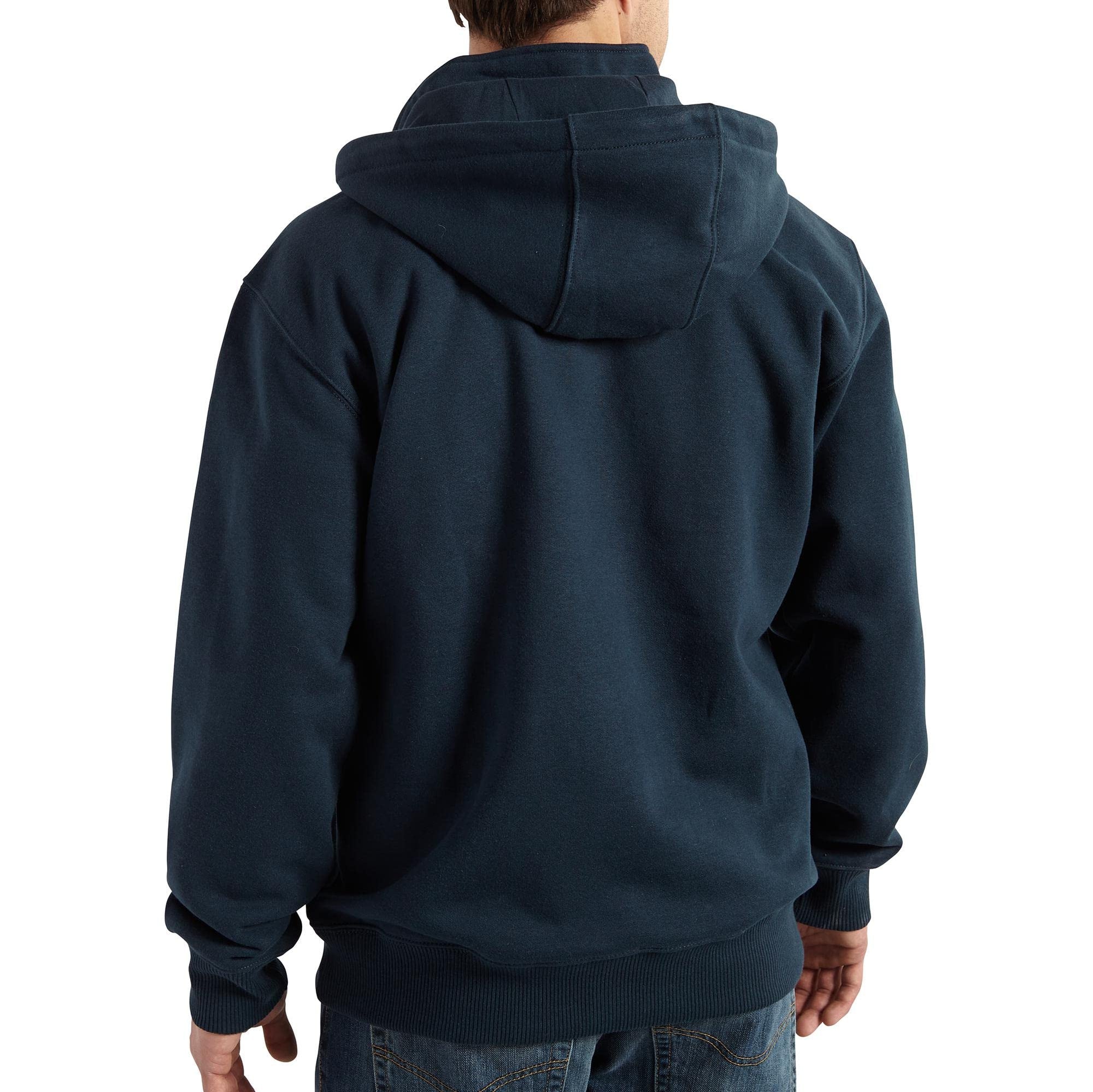 Carhartt Men's Rain Defender Paxton Heavyweight Hooded Zip Mock Neck Sweatshirt
