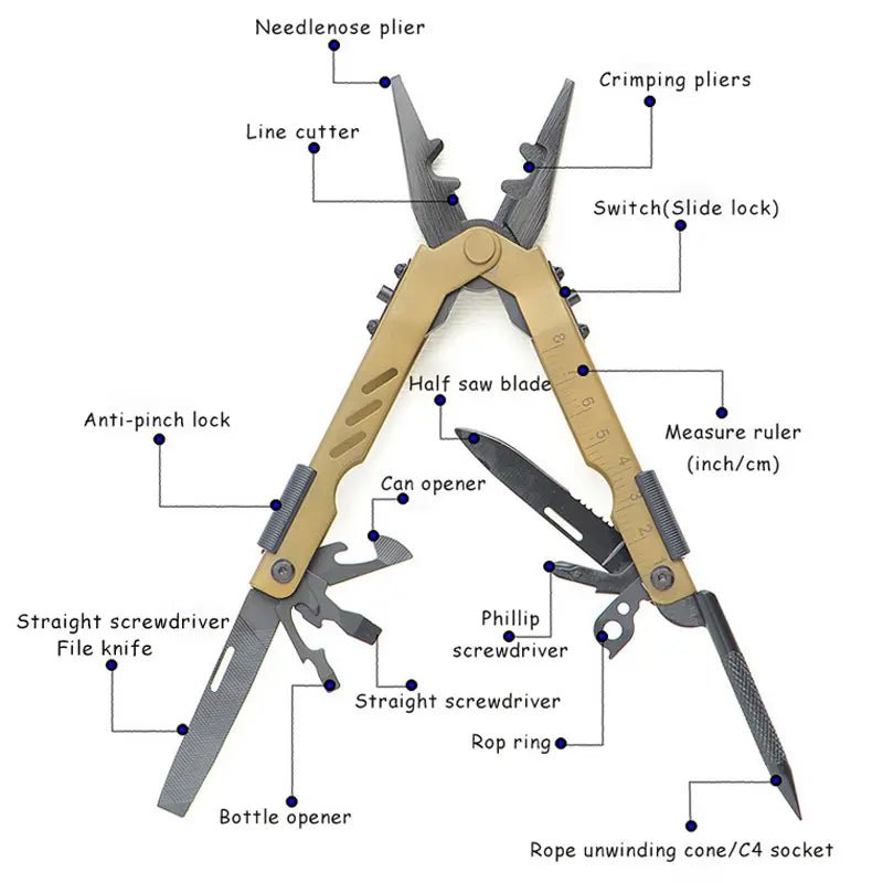 Stainless-Steel Multitool